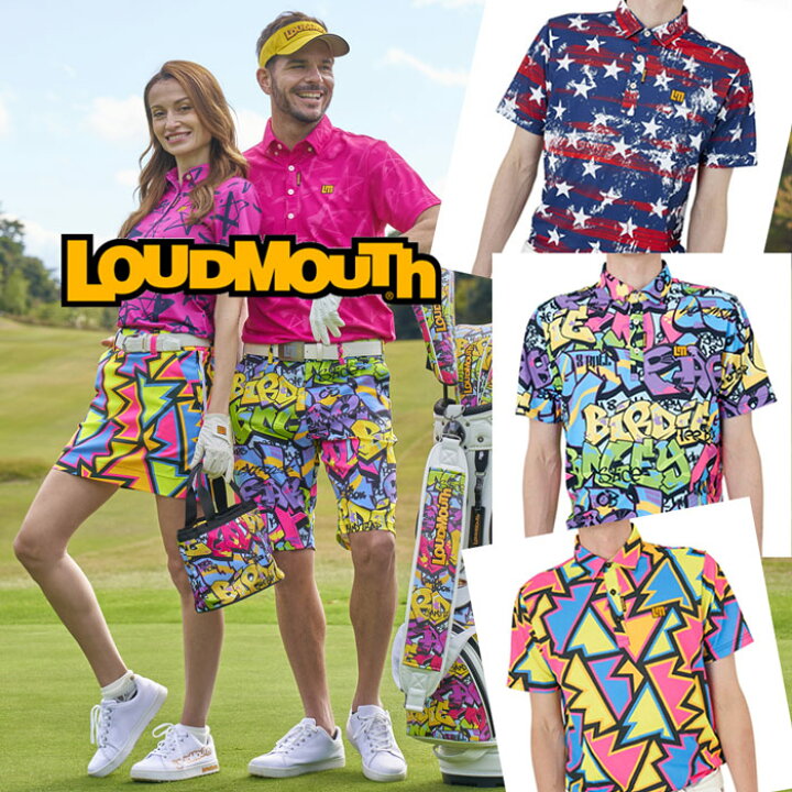 楽天市場】【BFセール!】LOUDMOUTH ラウドマウス メンズ ゴルフウェア  