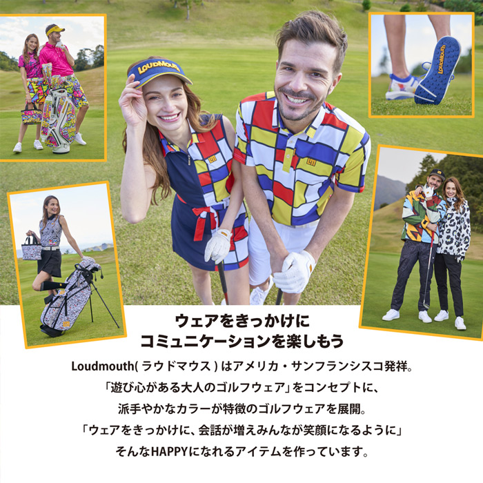 楽天市場】LOUDMOUTH ラウドマウス ゴルフ golf キャディバッグ 9.5型