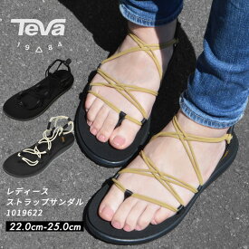 TEVA VOYA INFINITY 1019622 テバ テヴァ ボヤ インフィニティー スポーツサンダル レディース スポサン 紐 アウトドア フェス 靴 ぺたんこ ストラップ 歩きやすい サンダル ブラック カジュアル