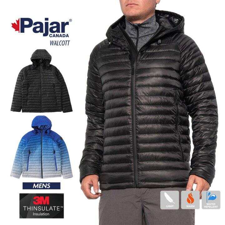 楽天市場 送料無料 薄い 軽い 暖かい3mシンサレート使用 高品質中綿ジャケット Pajar Canada Walcott パジャールカナダ 人気ブランド ウォルコット マウンテンパーカー コート アウトドア アウター メンズ 男性 紳士 おしゃれ Provence