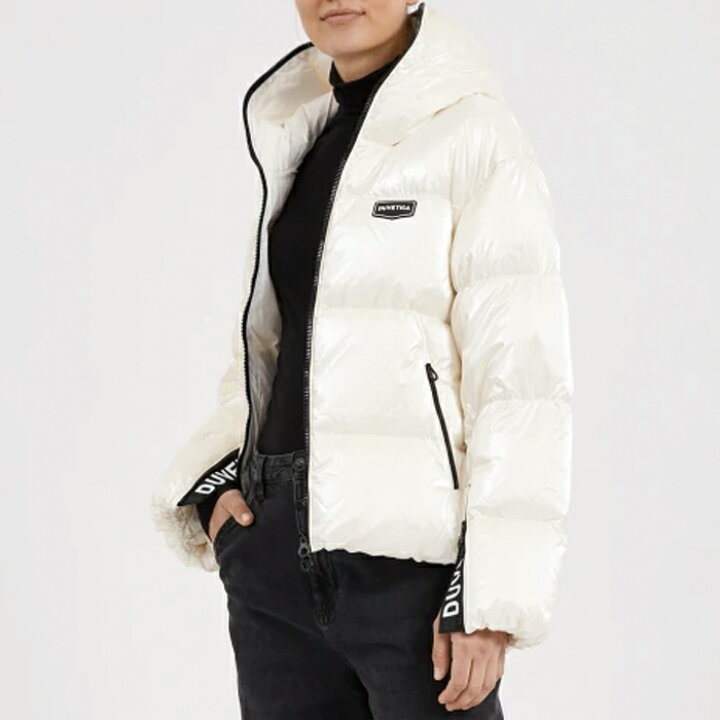 楽天市場】透けるようなホワイトデザイン レディース ダウンジャケット  