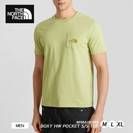 シンプルなデザインが光る着心地抜群の半袖Tシャツ THE NORTH FACE ノースフェイス ポケット付き ティーシャツ NF0A5JZQ メンズ スポーツ アウトドア コットン 綿