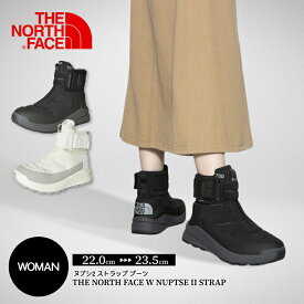 ノースフェイス 冬の必需品 スノーブーツ レディース ヌプシ 防水 フリース 700フィル 蒸れにくい 雪 防滑 滑りにくい 保温 防寒 マジックテープ ファスナー 登山 小さめ ブラック ホワイト 白 黒 NF0A5G2J ノースフェース 子供 ジュニア