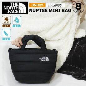 ＼冬物クリアランス／【送料無料】ノースフェイス ショルダーバッグ 軽量 レディース ハンドバッグ 斜めがけ 外ポケット 刺繍 ナイロン 女子 バック カバン 2WAY 手提げ NUPTSE MINI BAG nf0a8f06