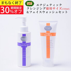 【3100円OFF★セール限定セット】Energetic クレンジング 250mLBIGボトル& フェイスウォッシュ セット角栓 すっぽり 毛穴 ケア& 潤い 美容液 洗顔 ☆ローズヒップオイル 配合 クレンジングオイル 乾燥 エイジング 対策