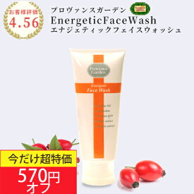 【570円OFF★春美肌セール】【送料込】☆潤いしっとり美容液洗顔☆石油系界面活性剤不使用ローズヒップオイル・美容液成分配合Energeticフェイスウォッシュ