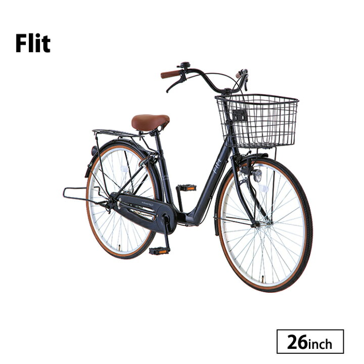 楽天市場】自転車 ママチャリ 完全組立 26インチ 変速なし シティ 