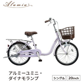 自転車 アルミ―ユミニ 20インチ ダイナモランプ 完全組立 ブリヂストン 買い物 au00