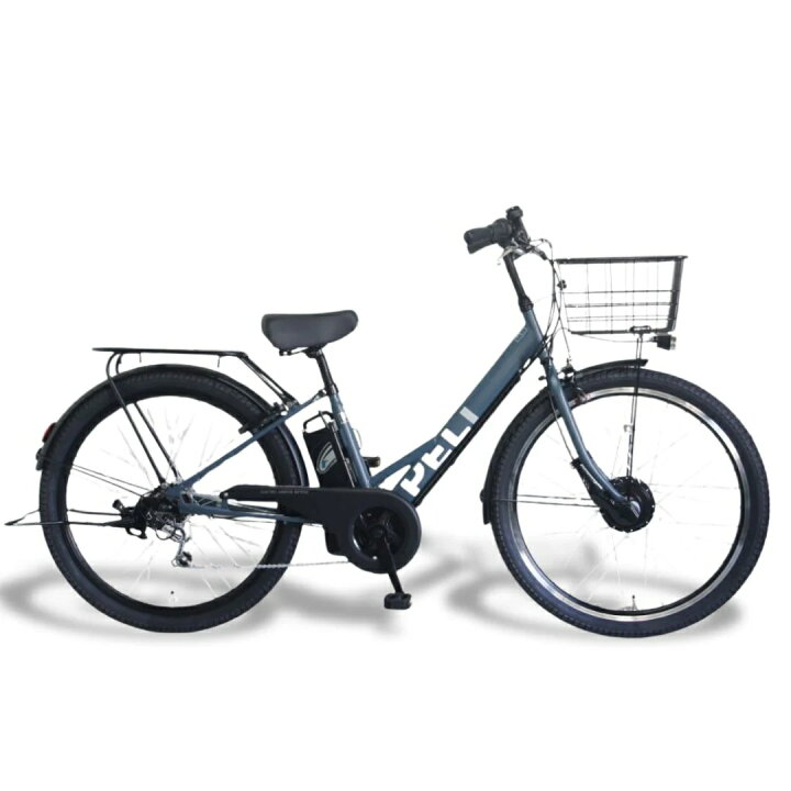 楽天市場】電動自転車 おしゃれ 自転車 通勤 通学 PELTECH TDA-728L 