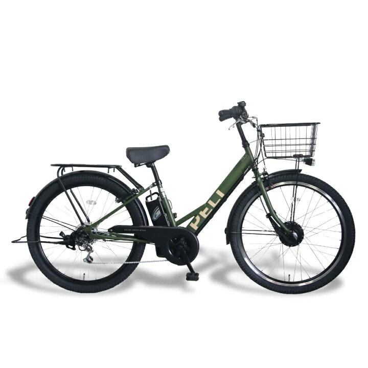 楽天市場】電動自転車 おしゃれ 自転車 通勤 通学 PELTECH TDA-728L 