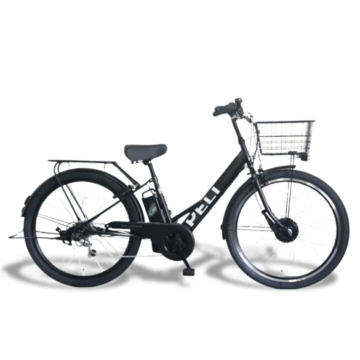 楽天市場】電動自転車 おしゃれ 自転車 通勤 通学 PELTECH TDA-728L 
