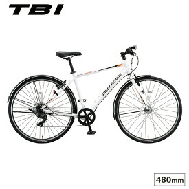 最新モデル TB482 ティービーワン 480mm クロスバイク 自転車 完全組立 27インチ 外装7段変速 シティサイクル スポーツ ブリヂストン BRIDGESTONE