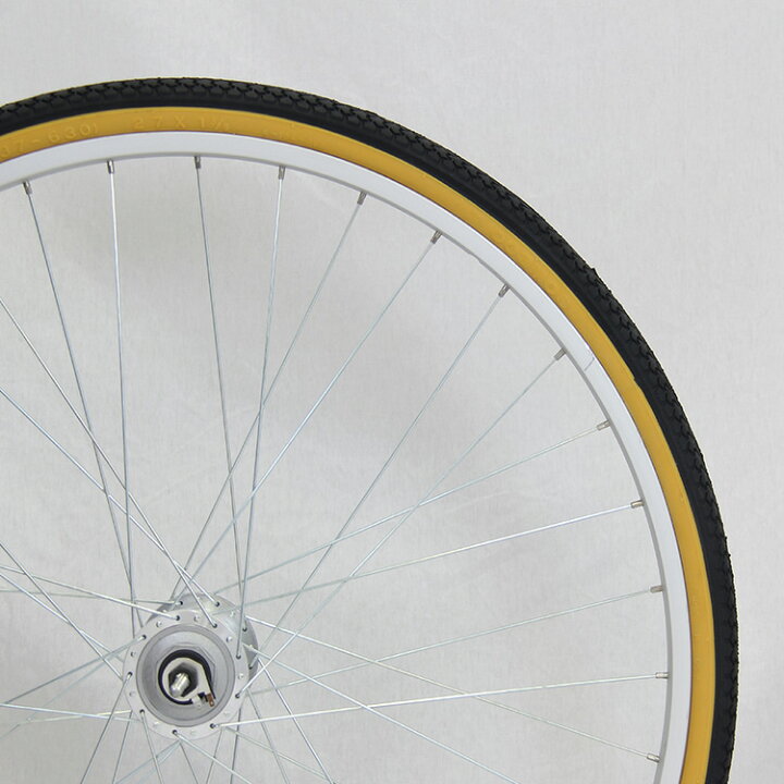 楽天市場】自転車 タイヤ 27インチ 27x1 3/8 アメクロ : 自転車プロー 
