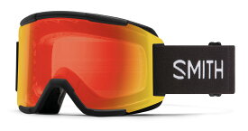 スミス スカッド 黒 SMITH Squad ブラック Black ゴーグル スノーボード スキー スノボ 23-24モデル ChromaPop クロマポップ