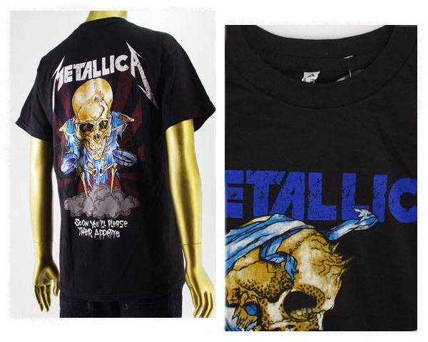 OFFICIAL LICENSE オフィシャル ライセンス カニエウェスト ジャスティンビーバー着用 Metallica メタリカ ロックTシャツ  メンズ 【MET2006メタリカ】 | アルファプラス＠ALPHA PLUS