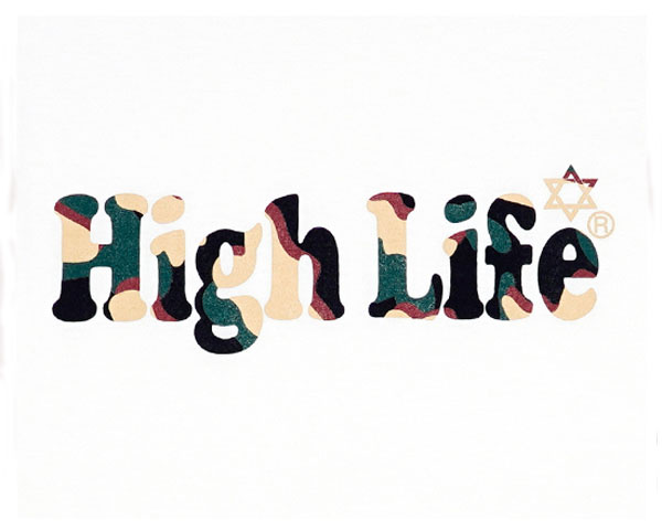 HIGH LIFE ハイライフ Camo Main Logo Tee - White×Green - Tシャツ メンズ 【M-SS19 TE19  GR】 | アルファプラス＠ALPHA PLUS
