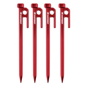 【業界初】AVOFOREST 鍛造ペグ アルミ製 ペグ キャンプペグ 20cm/30cm 4本/8本セット 一体成型 溶接なし テントペグ 超軽量 高強度 錆びにくい テント用 タープ用 アウトドア/キャンプ 用品 岩場 砂