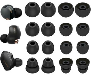 A-Pcas Sony�p�C���[�s�[�X 1000XM5�p�C���[�s�[�X 100XM4 �p�C���[�s�[�X 4�T�C�Y 8�y�A �V���R�����C���[�`�b�v �C���[�L���b�v ���K �t�B�b�g�� ���������� ���K ���􂢉\ XM5�^XM4 �C���[�s�[�X