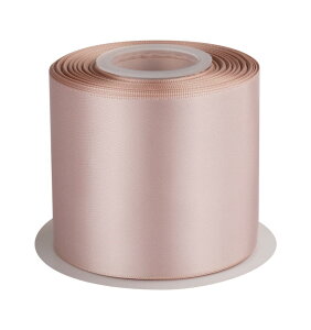 【TEKDEERE】両面サテンリボン 幅75mm 長さ22M 手芸 DIY 花束 ギフト ラッピング 包装-バニラ