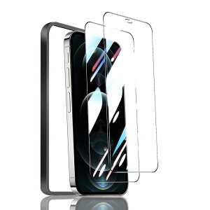 �Ή� iPhone 12 Pro �t�B���� �K�C�h�g�t�� �y2* iPhone12pro �K���X�t�B���� + 1* iPhone12pro�K�C�h�g�t�� �z�\�ʍd�x9H �A�C�t�H��12pro �����K���X ��p�ق�12�v�� �p �ی�t�B���� �����ߗ� ��U�h�~ ��