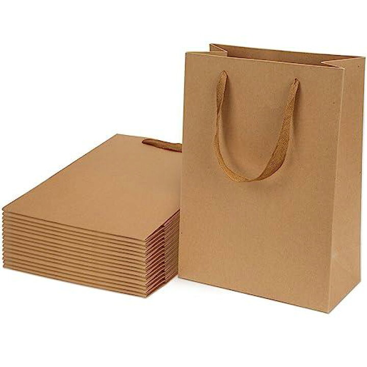 楽天市場】TOPtoper 紙袋 手提げ袋 ギフトバッグ 厚手タイプ 縦型 15枚 