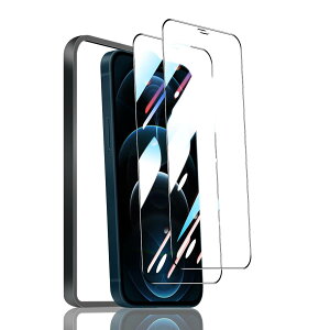 �Ή� iPhone 12 Pro MAX �t�B���� �K�C�h�g�t�� �y2* iPhone12promax �K���X�t�B���� + 1* iPhone12promax�K�C�h�g�t�� �z�\�ʍd�x9H �A�C�t�H��12proMAX �����K���X ��p�ق�12proMAX �p �ی�t�B���� �����ߗ� ��