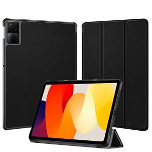 Nutmeg �Ή� Xiaomi Redmi Pad SE 11�C���` ��p�P�[�X �J�o�[ Redmi Pad SE 20 23 11�C���` ��p�^�u���b�g�P�[�X �ϏՌ� �蒠�^ 360�x�ی� �y�ʐ݌v�i�u���b�N�j