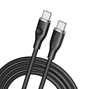 USB Type C P[u VOLTME 100W PDΉ }[d ϋv usb P[u VRfލ̗p ܂Ȃ fh~ Macbook Pro/Air iPad m[gp\R Galaxy Google Pixel Android(AhCh) eΉ USB-C & USB-C