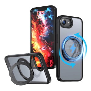 KWATUNG iPhone 16e �p �P�[�X magsafe�Ή� ���C�� ���X�[�d �A�C�z��16e�p �P�[�X �ϏՌ� ��phone16e�p�P�[�X 360°��]�X�^���h �c�����Ή� �A�C�t�H��16e�p�P�[�X �}�O�l�b�g���� iPhone SE4 �p�P�[�X �h�w