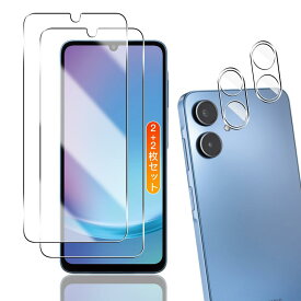 用 Galaxy A25 5G ガラスフィルム 2枚+ 用 Galaxy A25 5G SC-53F SCG33 カメラフィルム 2枚【2+2枚セット 日本旭硝子製】 用 ギャラクシーa25 5G フィルム 液晶保護フィルム用 Galaxy A25 5G 強化ガラス レンズ保護フィルム ケース 9H硬度 全面保護 耐衝撃 飛散防止 高透過率
