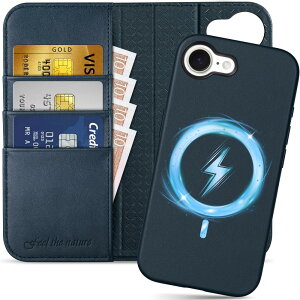 SHIELDON iPhone 16e Ή蒠^P[X 2in1 {v OR 16eΉ gуJo[ Ռz J[h[ uX^h@\ }Olbg [RFIDubLO] Sʕی ACz16eΉ X}