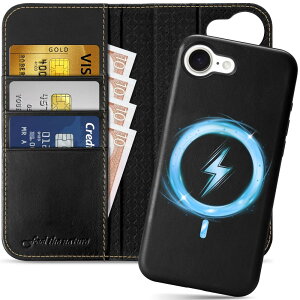SHIELDON iPhone16e Ή蒠^P[X 2in1 {v OR 16eΉ gуJo[ Ռz J[h[ uX^h@\ }Olbg [RFIDubLO] Sʕی ACz16eΉ X}