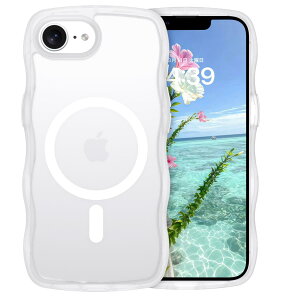 GUAGUA iPhone 17e/16E �P�[�X MagSafe�Ή� �E�F�[�u SE4 iphone17E �P�[�X ���킢�� �\�t�g ���˂��� ����~�� �l�C �؍� ������� �}�O�l�b�g 16e/17e ������ �w��h�~ �ϏՌ� ���킢�� �A�C�t�H��SE4 6.1�C
