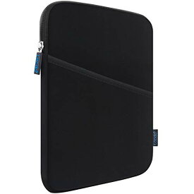 Lacdo iPad Mini 6 スリーブ、iPad Mini ケースバッグ、耐衝撃タブレットスリーブケース iPad Mini 6、5、4、3、2向け / サムスン ギャラクシータブ A7 Lite 8.7インチ / タブ A 8.0インチ 保護 iPad Mini スリーブタブレットバッグ、ブラック/ブラック