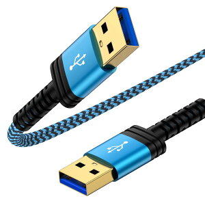 USB 3.0 A-A^Cv P[u 1.8M USB 3.0P[u 5Gbps ] ^CvA-^CvA IX-IX bLRlN^ ϋv USBP[u [ IX Cgdp pt@ HDD TV Box J DVDv