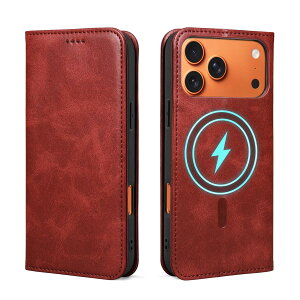 Rssviss iPhone 17 Pro Max �p �P�[�X �蒠�^ MagSafe�Ή� �A�C�t�H��17 �v�� �}�b�N�X�p �蒠�^ �P�[�X ���C�� ���X�[�d �X�^���h�@�\ �J�[�h���[ �}�O�Z�[�t �}�O�l�b�g�t�� RFID�u���b�L���O 6.9�C���`