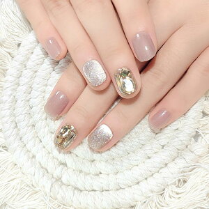 BHIDENAW ネイルチップ 24枚入 ネイルチップ ショート 春夏 ネイルチップ 人気 和風 かわいい シンプル おしゃれ 成人式 入学式 卒業式 結婚式 パーティー できます ネイルシール 花嫁ネイル 光