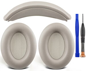 SOULWIT �C���[�p�b�h + �w�b�h�o���h �Z�b�g Sony WH-1000XM3 (WH1000XM3) Over-Ear �p �w�b�h�Z�b�g ���� �L�b�g �w�b�h�z�� �ւ� �p�b�h �򉻖h�~ �N�b�V���� DIY �w�b�h�X�g���b�v�p�b�h �C�� ���i (�V��