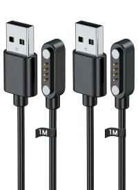 [YAJOJO] PLAUD NOTE ボイスレコーダー 対応 充電ケーブル 4ピン 充電器 USB充電 汎用マグネット充電コード 磁気吸着 急速充電 低発熱 高耐久 便利性 軽量 小さい 持ち運びやすい チャージャー 旅行用【2本セット】