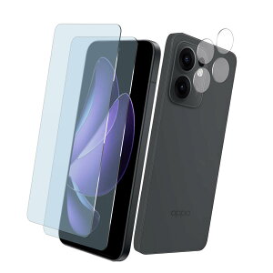 �Ή� OPPO Reno13 A �K���X�t�B���� + OPPO Reno13 A�J�����t�B���� �p�̕ی�t�B���� ���͂�ی� �ڂ̔��y�� �\��t���ȒP �����z�� �C�A �h�~ �Ή� OPPO Reno13 A �t���ی� �V�[�g�Ռ��z�� ������ �w