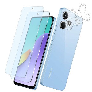 �Ή� Xiaomi Redmi 12 5G �K���X�t�B���� + Xiaomi Redmi 12 5G �J�����t�B���� Xiaomi Redmi 12 5G �p�̕ی�t�B���� ���͂�ی� �ڂ̔��y�� �\��t���ȒP �����z�� �C�A �h�~��U�h�~ �Ή� Xiaomi Redmi 12 5G 