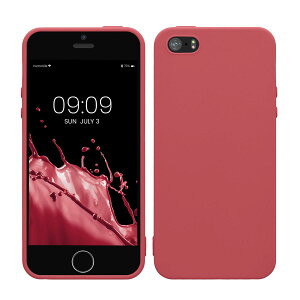 kwmobile �X�}�z�P�[�X Apple iPhone SE (1.Gen 2016) / iPhone 5 / iPhone 5S�Ή� �P�[�X - �ϏՌ� ����~�� �\�t�g TPU �V���R�� - �_�[�N���[�Y