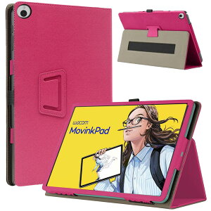 For Wacom MovinkPad 11 �P�[�X �J�o�[�yHNWEIWEI �z 11 �C���` 360°�S�ʕی� ��܂�X�^���h�����p���� �y���z���_�[�t�� ���C�z�� �S�ʕی�^ �C�菝�h�~ �ω��� �����^�тɕ֗��ȃn���h�X�g���b