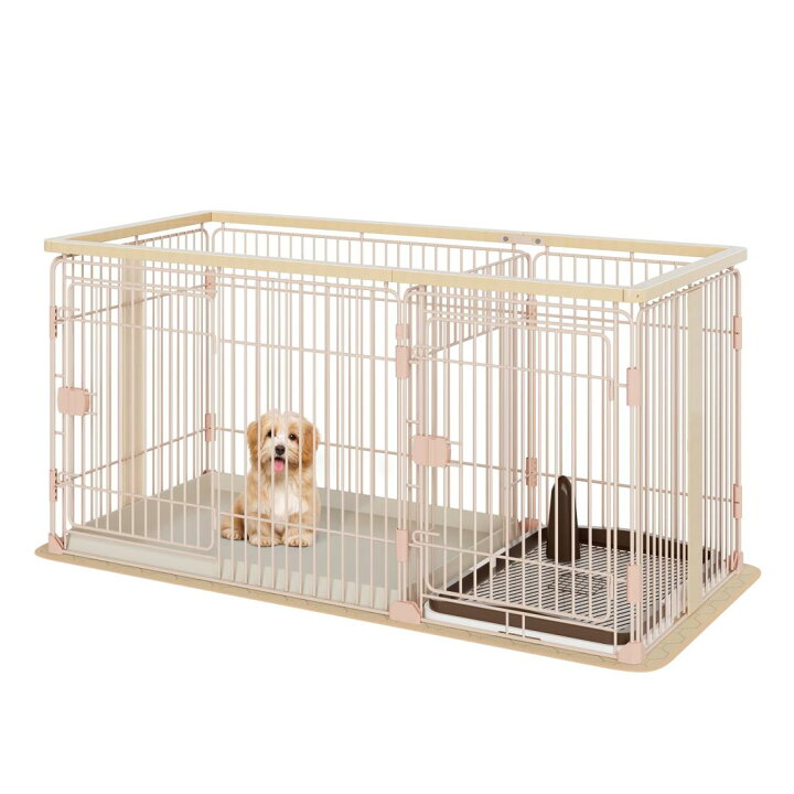 楽天市場】Petnniko 犬 ケージ ペットケージ 犬サークル 幅146×奥行68 