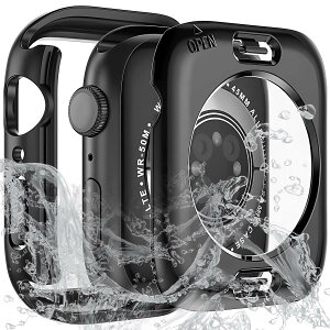 [Sunhel] �R���p�`�u�� �A�b�v���E�H�b�` �h�� �J�o�[ �Ή� Apple Watch Series 11 10 42mm �P�[�X 2-in-1 �O��ی� PC�t���[���{�����K���X �ϏՌ� �y�� �����ߗ� �ȒP�E��(�u���b�N�C42mm)