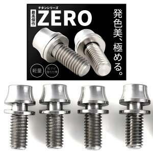 高強度チタン製ボルト M5x12mm 【4個パック】 ワッシャー ボトルケージ用 ドリンクホルダー用 サビ防止 自転車 クロスバイク ロードバイク (・チタンカラー)