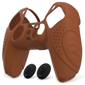 eXtremeRate PlayVital ps5�R���g���[���[�ɓK�p����J�o�[�Aps5�R���g���[���[�Ή��p�ی�J�o�[�A�X�e�B�b�N�L���b�v�t���y�K�[�f�B�A���G�f�B�V����-�u���E���F�z