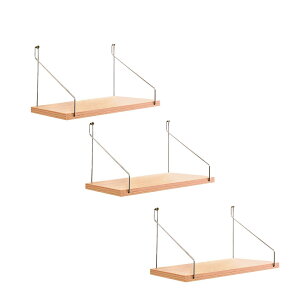 WXVOVXW ウォールシェルフ 壁を傷つけない ウォールシェルフ オープンシェルフ ウォールシェルフ 賃貸 壁 棚 壁掛け棚 吊り棚 取り付け簡単 DIY 棚 壁 飾り棚 (30cm 3個セット)