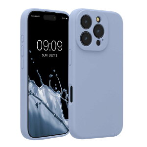 kwmobile �X�}�z�P�[�X Apple iPhone 16 Pro�Ή� �P�[�X - TPU �V���R�� �J�o�[ �ϏՌ� ���h�~ - ���C�g�u���[�}�b�g