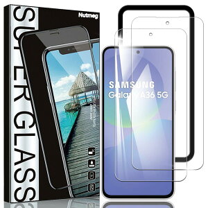 Nutmeg�y�K�C�h�g�t�� 2���Z�b�g�zGalaxy A36 5G/Galaxy A56 5G �K���X�t�B�����y���{���Ɏq�f�ސ��z�M�����N�V�[ A36 5G/A56 5G �t�B���� SC-54F �ی�t�B���� �����K���X �d�x9H �����ߗ� ������ �C�A�Ȃ� 